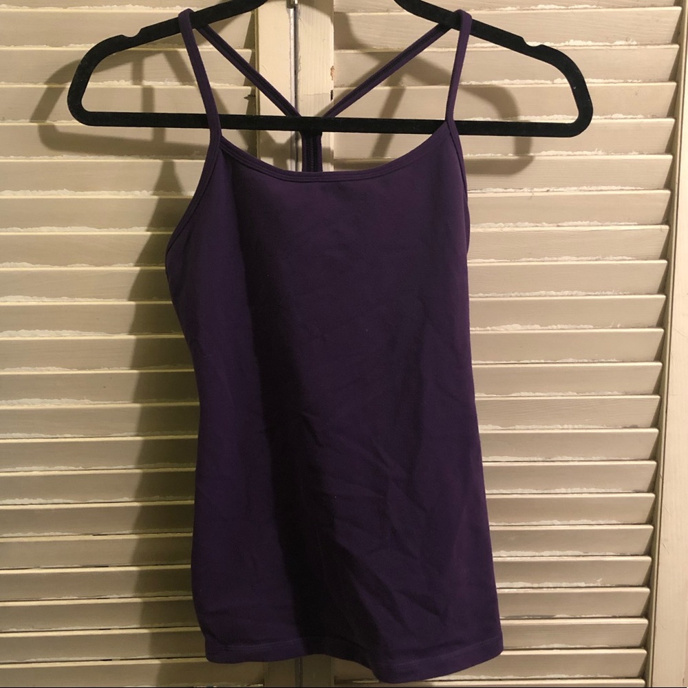 Purple Lululemon Free to Be Tank